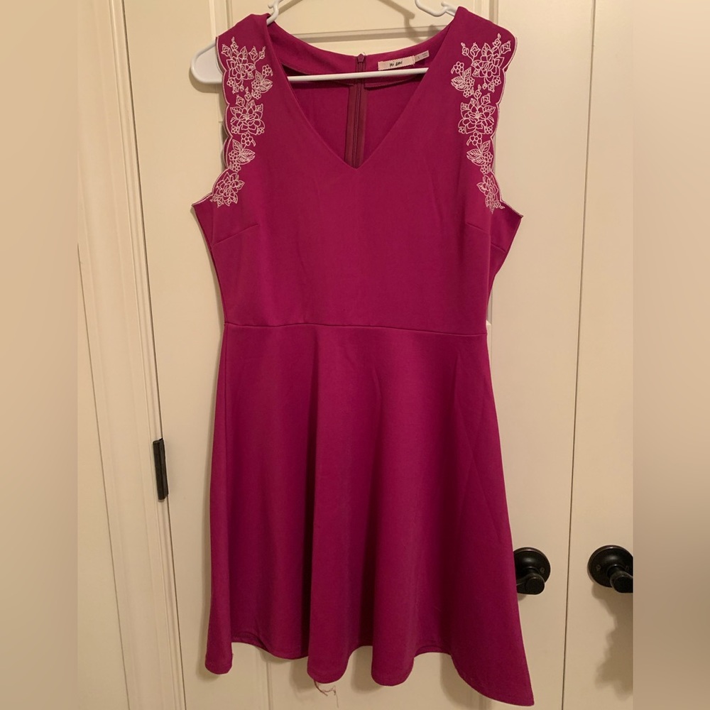 🌺Like New - Beautiful mi ami Fuschia A-Line Dress